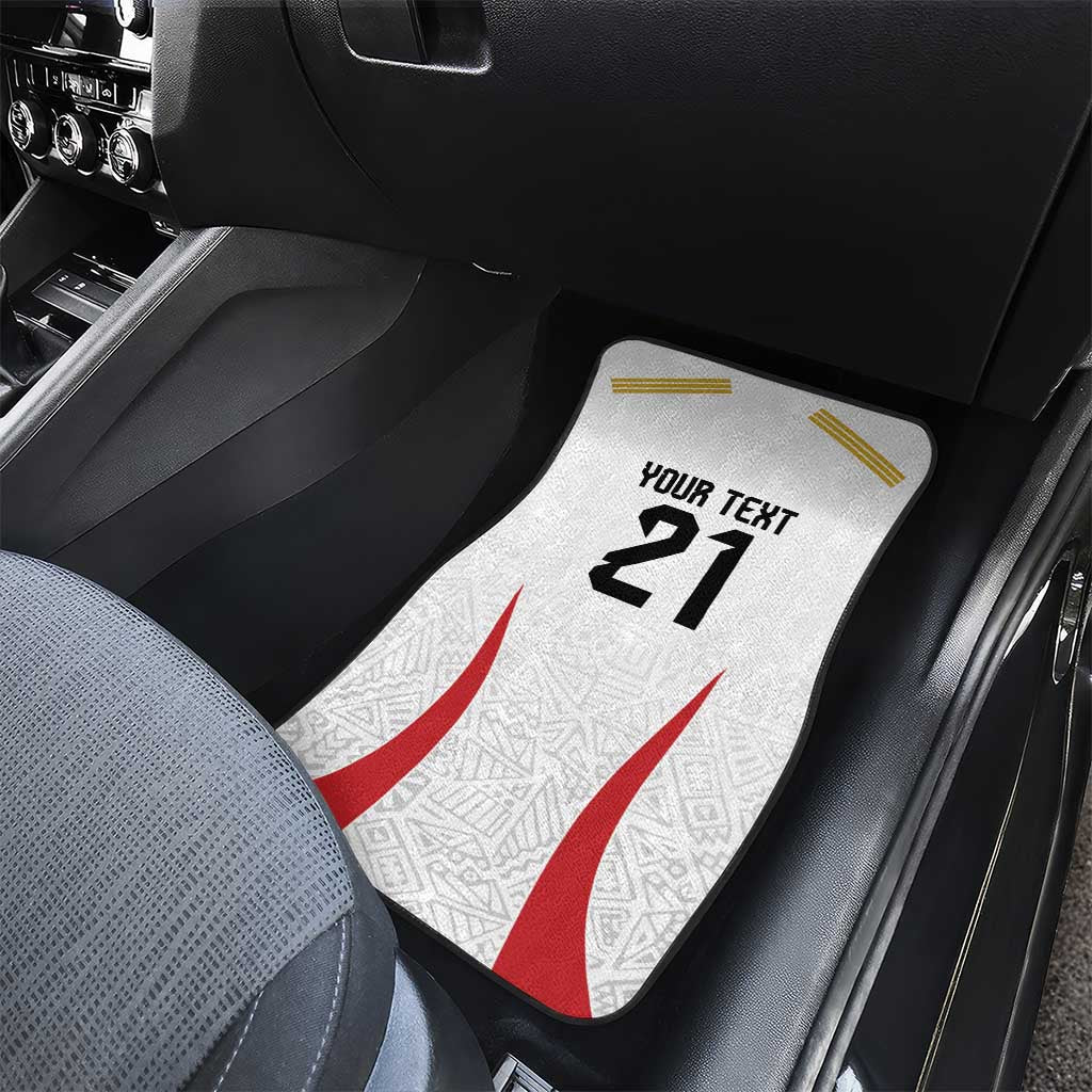 Peru Football Custom Car Mats La Bicolor Arriba Peru