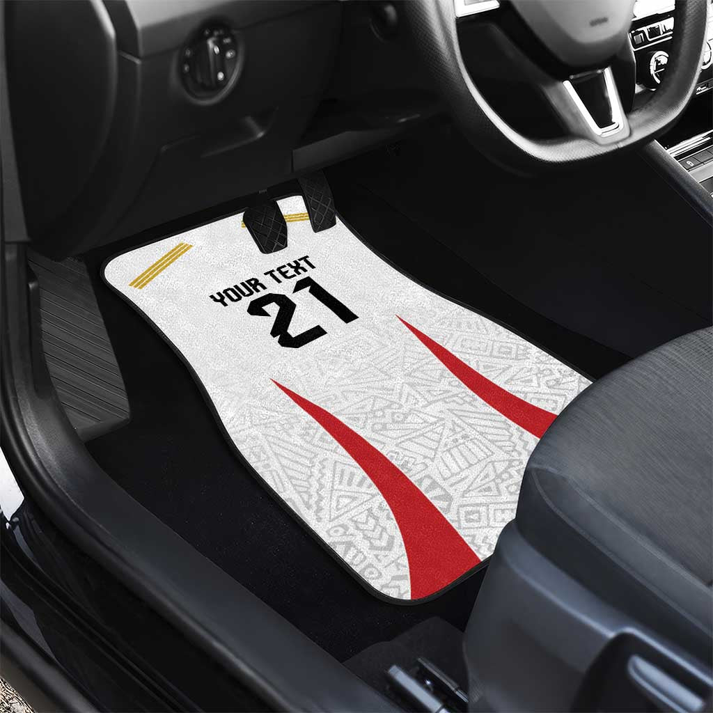 Peru Football Custom Car Mats La Bicolor Arriba Peru