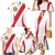 Peru Football Custom Family Matching Mermaid Dress and Hawaiian Shirt La Bicolor Arriba Peru