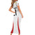 Peru Football Custom Family Matching Short Sleeve Bodycon Dress and Hawaiian Shirt La Bicolor Arriba Peru
