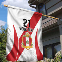 Peru Football Custom Garden Flag La Bicolor Arriba Peru