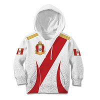 Peru Football Custom Kid Hoodie La Bicolor Arriba Peru
