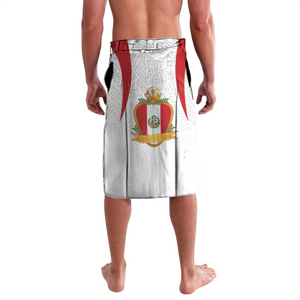 Peru Football Custom Lavalava La Bicolor Arriba Peru