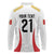 Peru Football Custom Long Sleeve Polo Shirt La Bicolor Arriba Peru