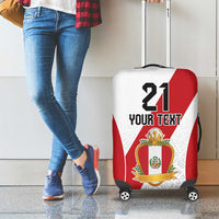 Peru Football Custom Luggage Cover La Bicolor Arriba Peru