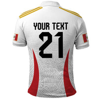 Peru Football Custom Polo Shirt La Bicolor Arriba Peru