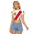 Peru Football Custom Raglan Cropped T Shirt La Bicolor Arriba Peru