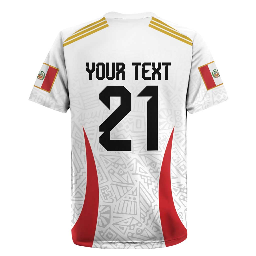 Peru Football Custom Rugby Jersey La Bicolor Arriba Peru