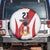 Peru Football Custom Spare Tire Cover La Bicolor Arriba Peru