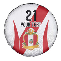 Peru Football Custom Spare Tire Cover La Bicolor Arriba Peru
