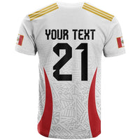 Peru Football Custom T Shirt La Bicolor Arriba Peru
