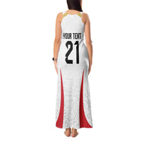 Peru Football Custom Tank Maxi Dress La Bicolor Arriba Peru