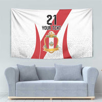 Peru Football Custom Tapestry La Bicolor Arriba Peru LT9