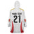 Peru Football Custom Wearable Blanket Hoodie La Bicolor Arriba Peru