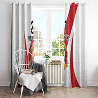 Peru Football Custom Window Curtain La Bicolor Arriba Peru
