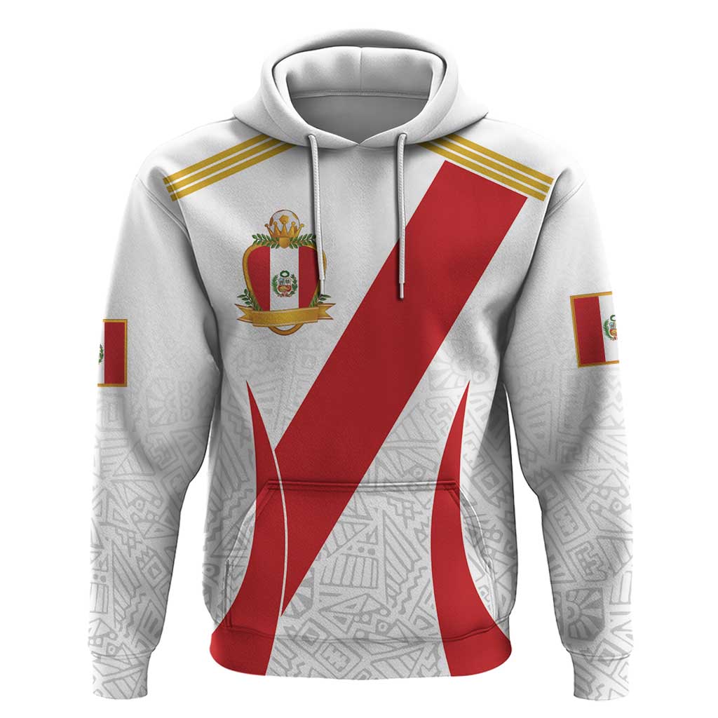 Peru Football Custom Zip Hoodie La Bicolor Arriba Peru