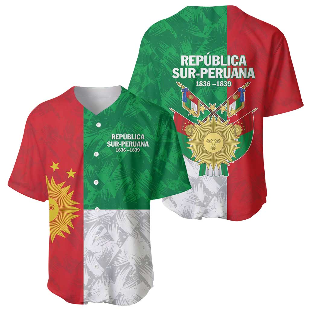 Republic of South Peru Baseball Jersey Version 1836 - 1839