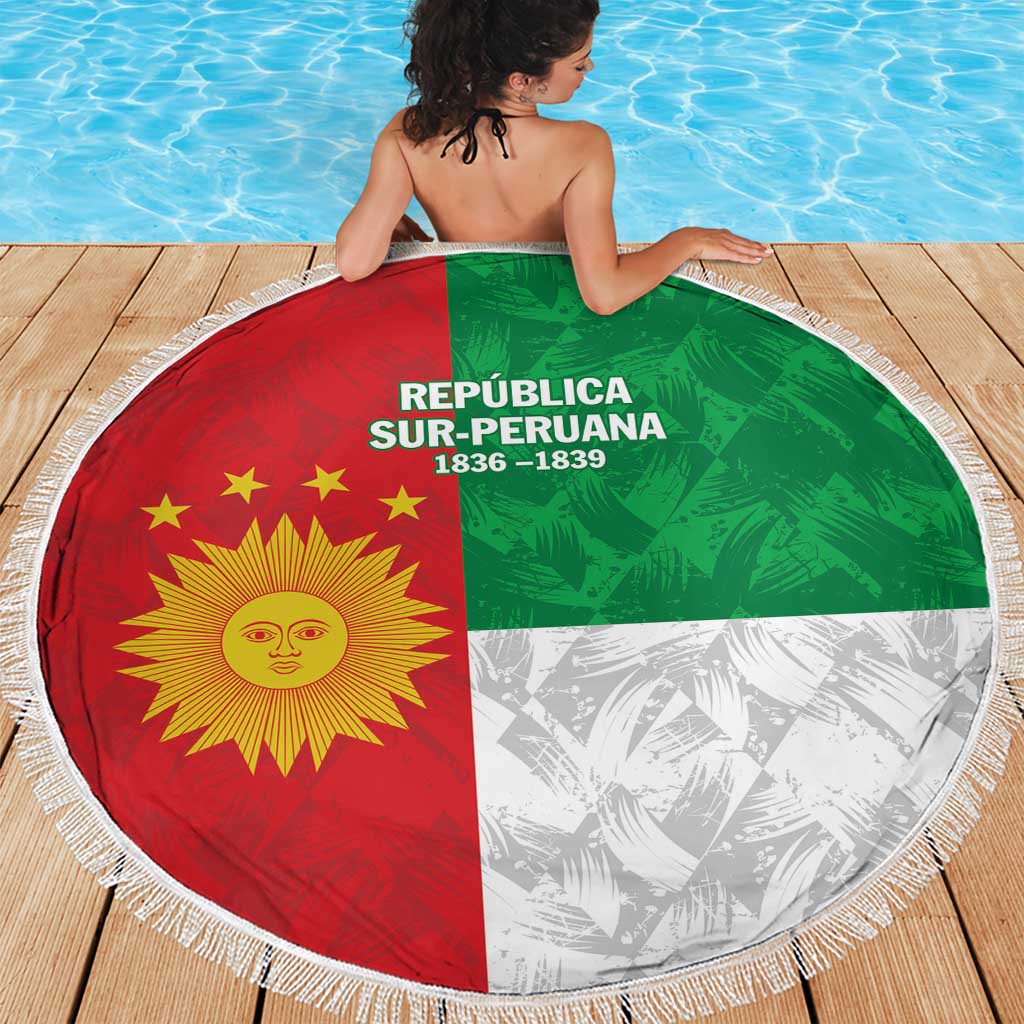 Republic of South Peru Beach Blanket Version 1836 - 1839 LT9