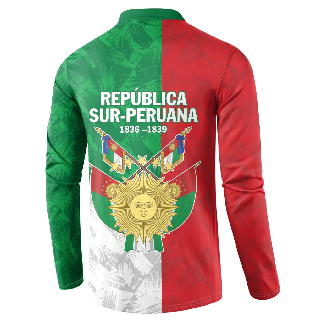 Republic of South Peru Button Sweatshirt Version 1836 - 1839