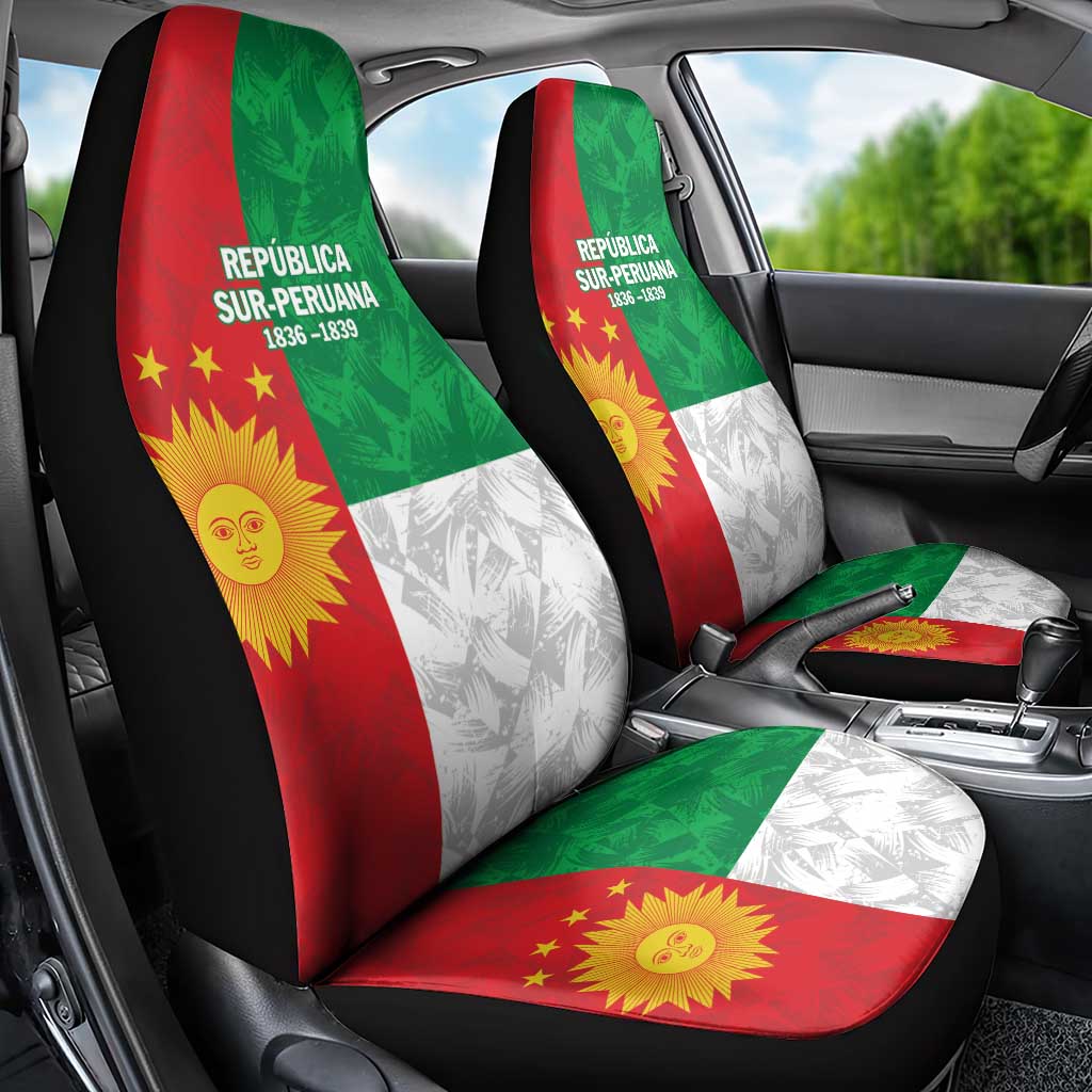 Republic of South Peru Car Seat Cover Version 1836 - 1839