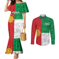 Republic of South Peru Couples Matching Mermaid Dress and Long Sleeve Button Shirt Version 1836 - 1839