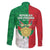 Republic of South Peru Family Matching Off The Shoulder Long Sleeve Dress and Hawaiian Shirt Version 1836 - 1839