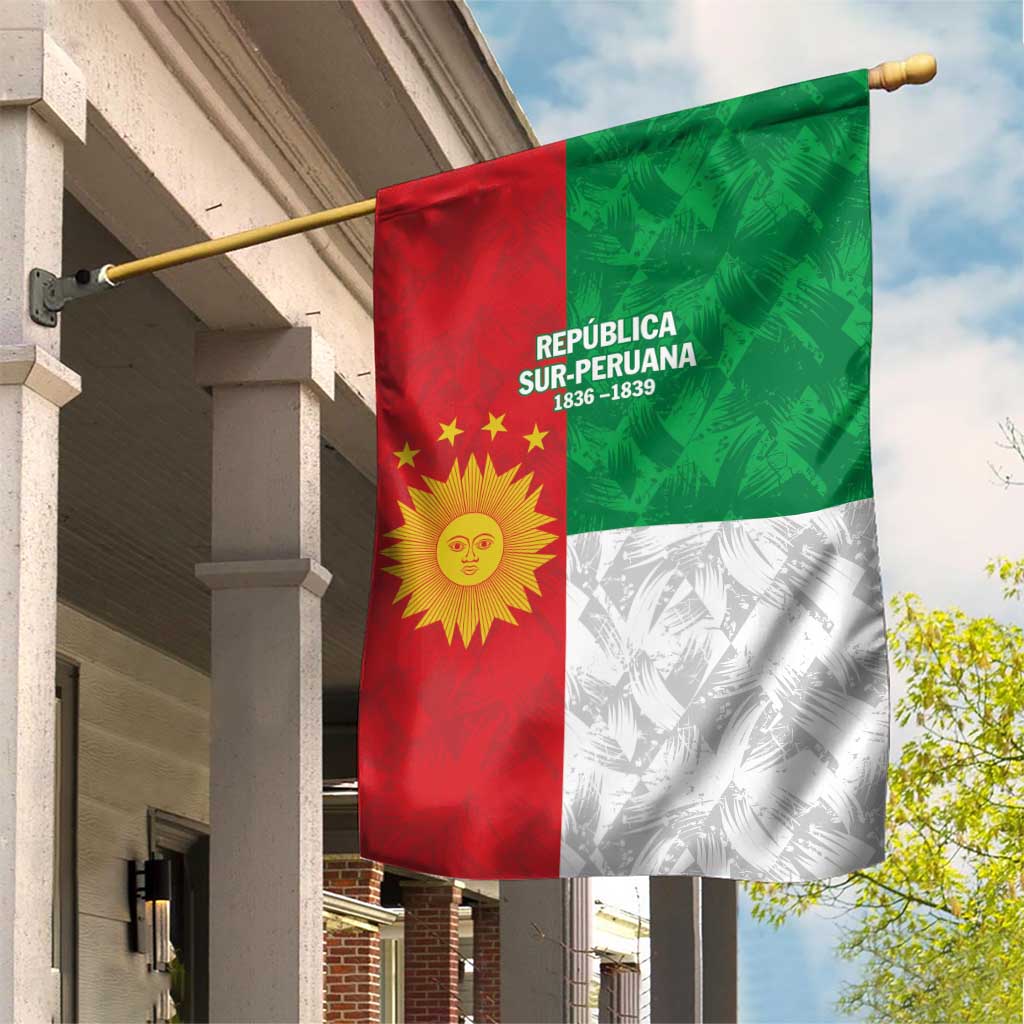 Republic of South Peru Garden Flag Version 1836 - 1839