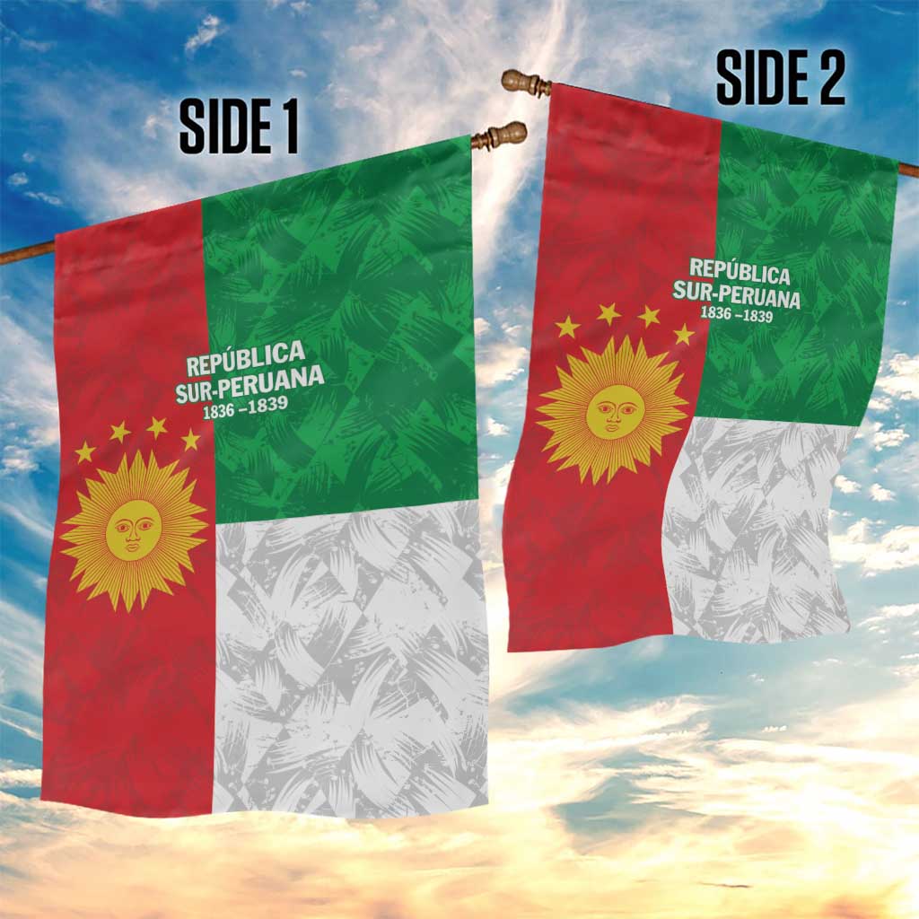Republic of South Peru Garden Flag Version 1836 - 1839 LT9
