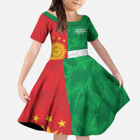 Republic of South Peru Kid Short Sleeve Dress Version 1836 - 1839