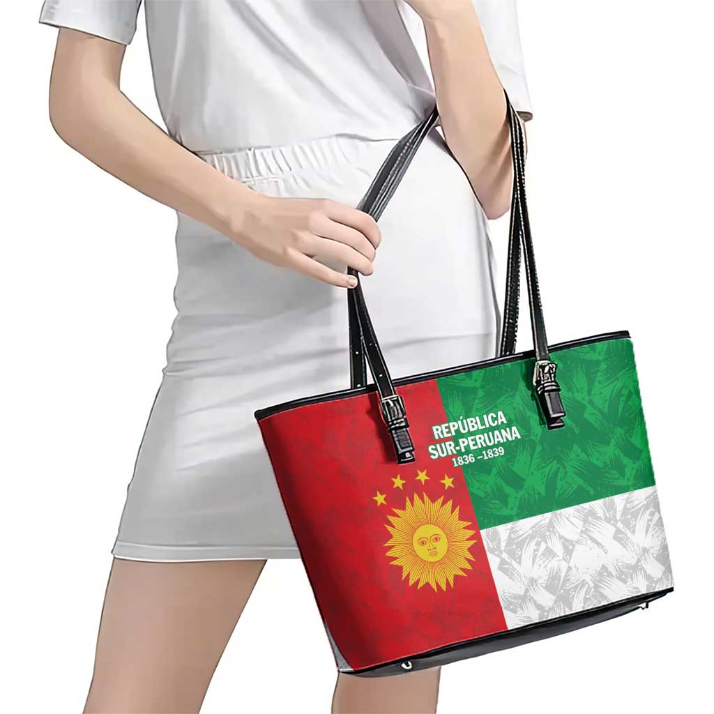 Republic of South Peru Leather Tote Bag Version 1836 - 1839 LT9