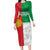 Republic of South Peru Long Sleeve Bodycon Dress Version 1836 - 1839