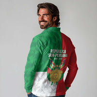 Republic of South Peru Long Sleeve Polo Shirt Version 1836 - 1839