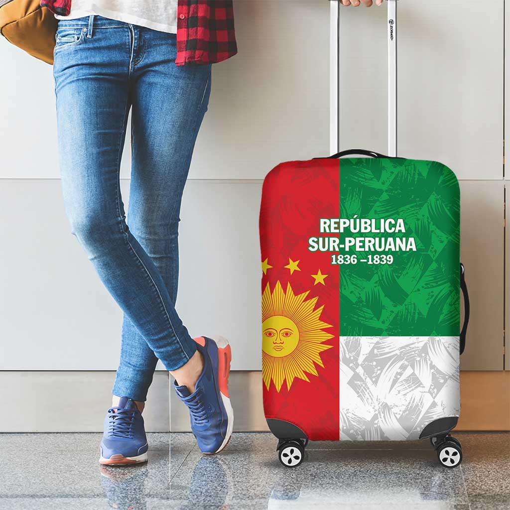 Republic of South Peru Luggage Cover Version 1836 - 1839