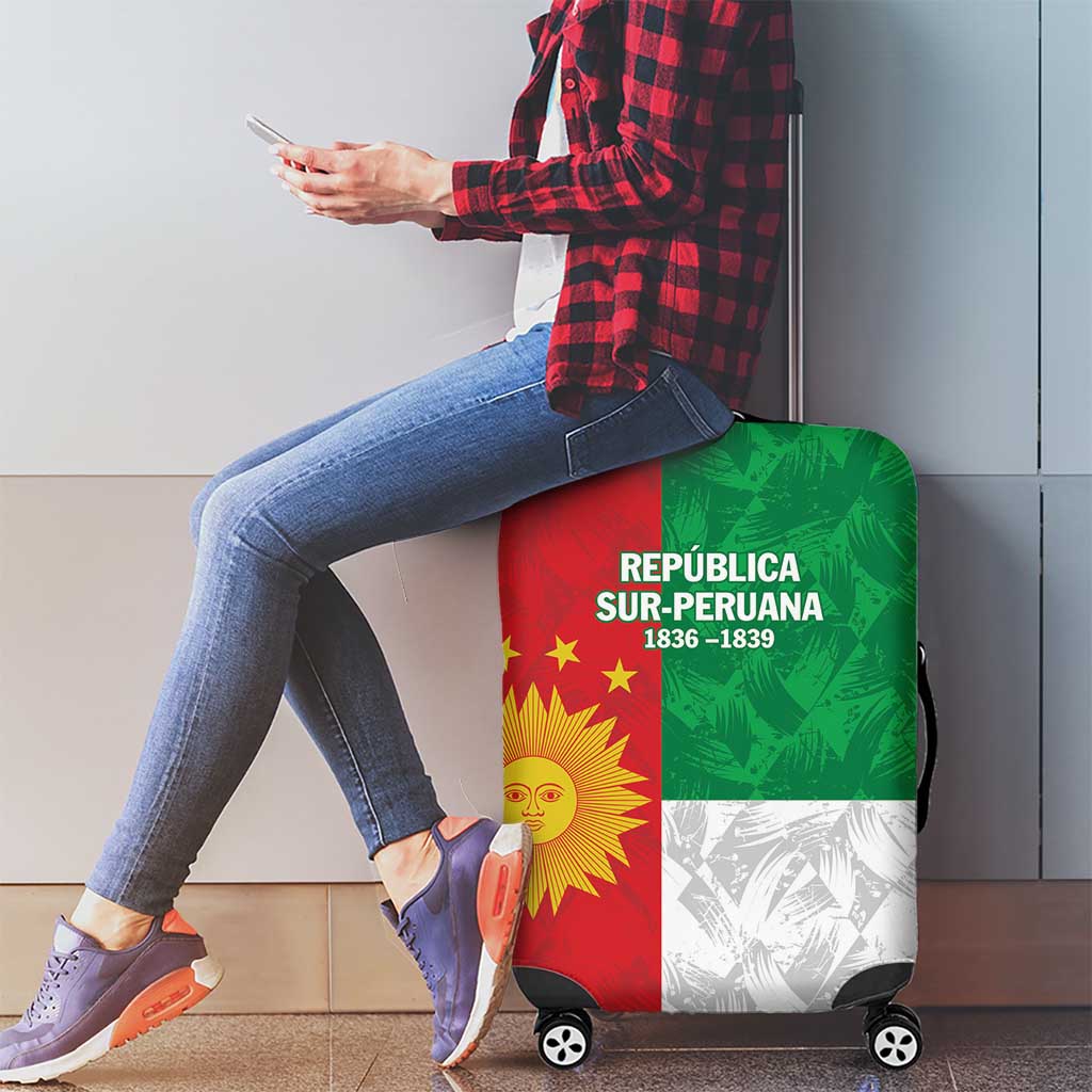 Republic of South Peru Luggage Cover Version 1836 - 1839