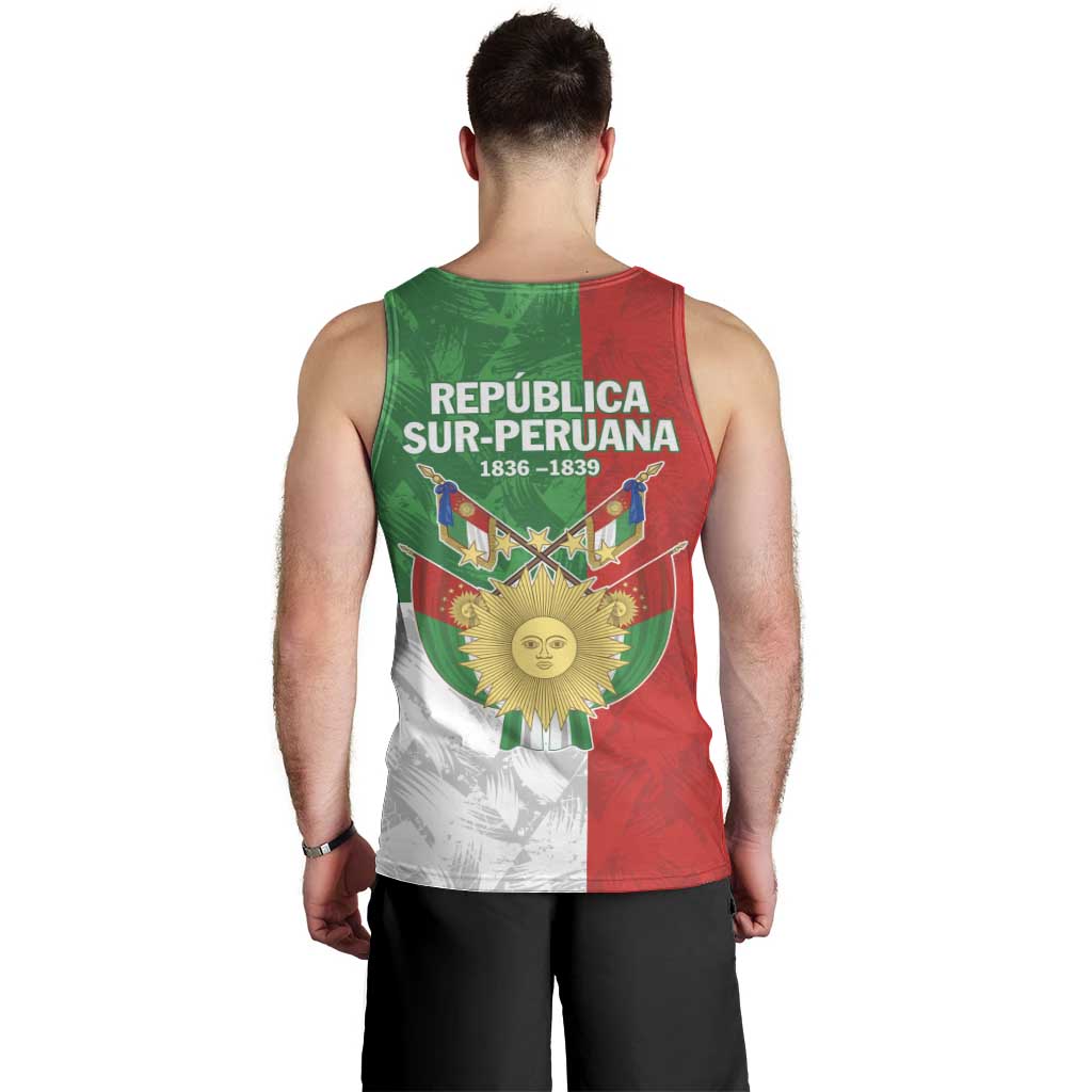 Republic of South Peru Men Tank Top Version 1836 - 1839