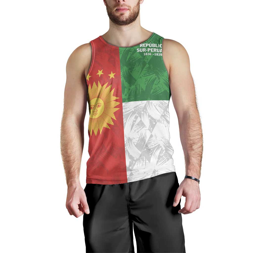 Republic of South Peru Men Tank Top Version 1836 - 1839
