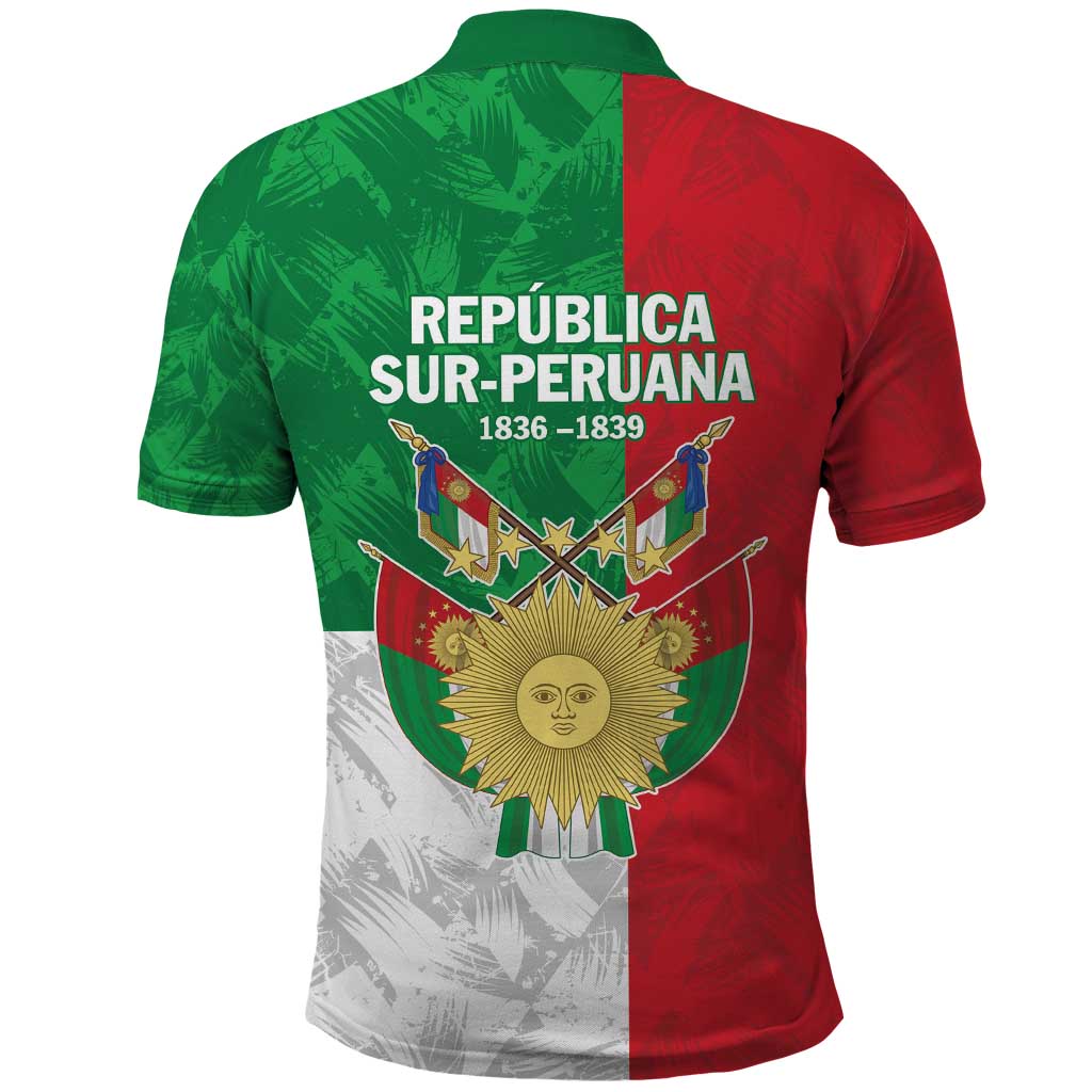 Republic of South Peru Polo Shirt Version 1836 - 1839