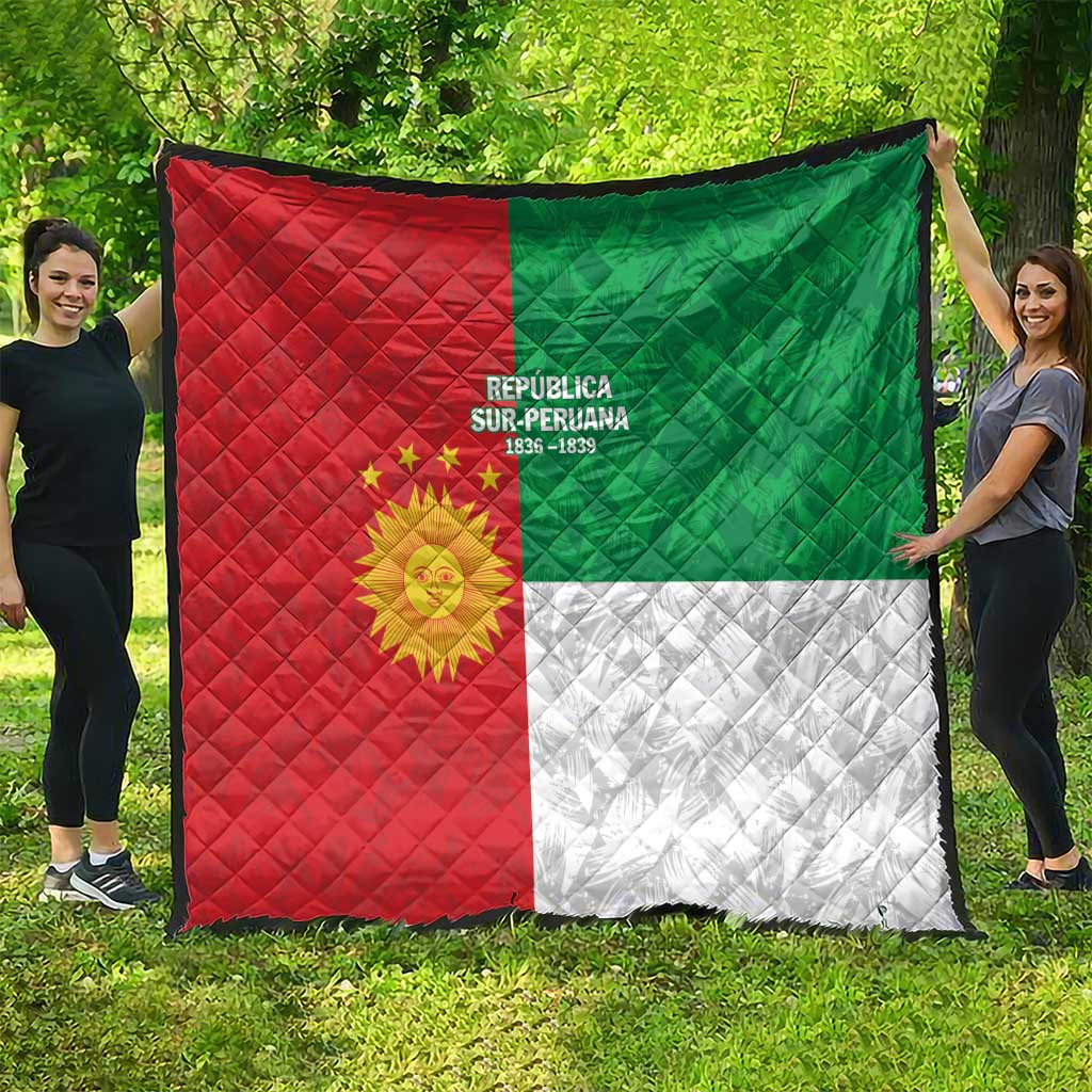 Republic of South Peru Quilt Version 1836 - 1839