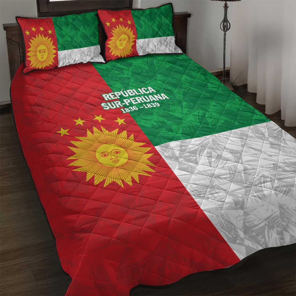 Republic of South Peru Quilt Bed Set Version 1836 - 1839 LT9