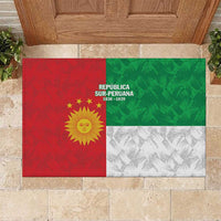 Republic of South Peru Rubber Doormat Version 1836 - 1839