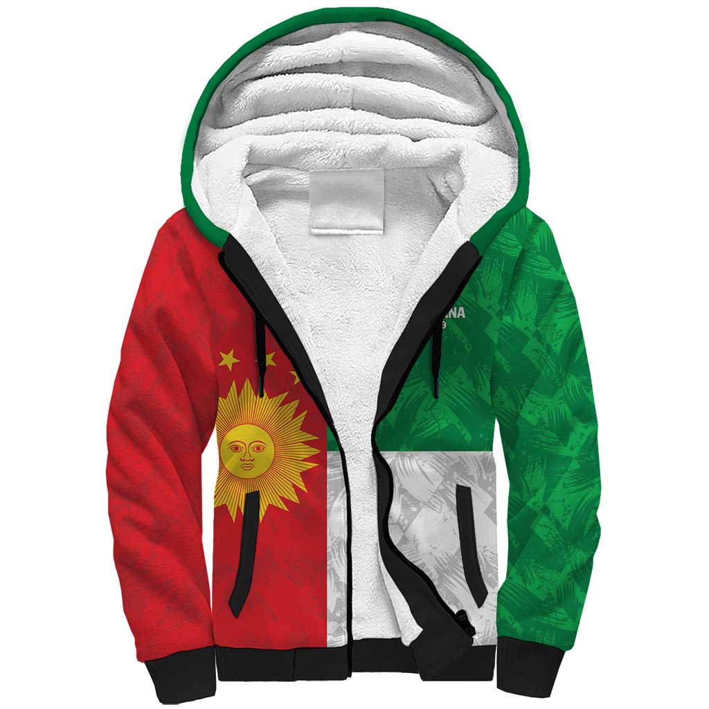 Republic of South Peru Sherpa Hoodie Version 1836 - 1839