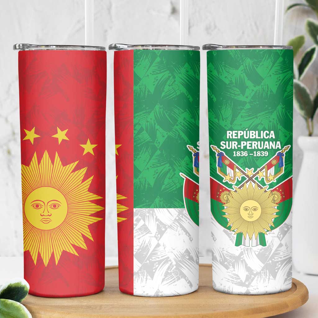 Republic of South Peru Skinny Tumbler Version 1836 - 1839