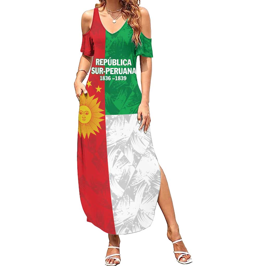 Republic of South Peru Summer Maxi Dress Version 1836 - 1839