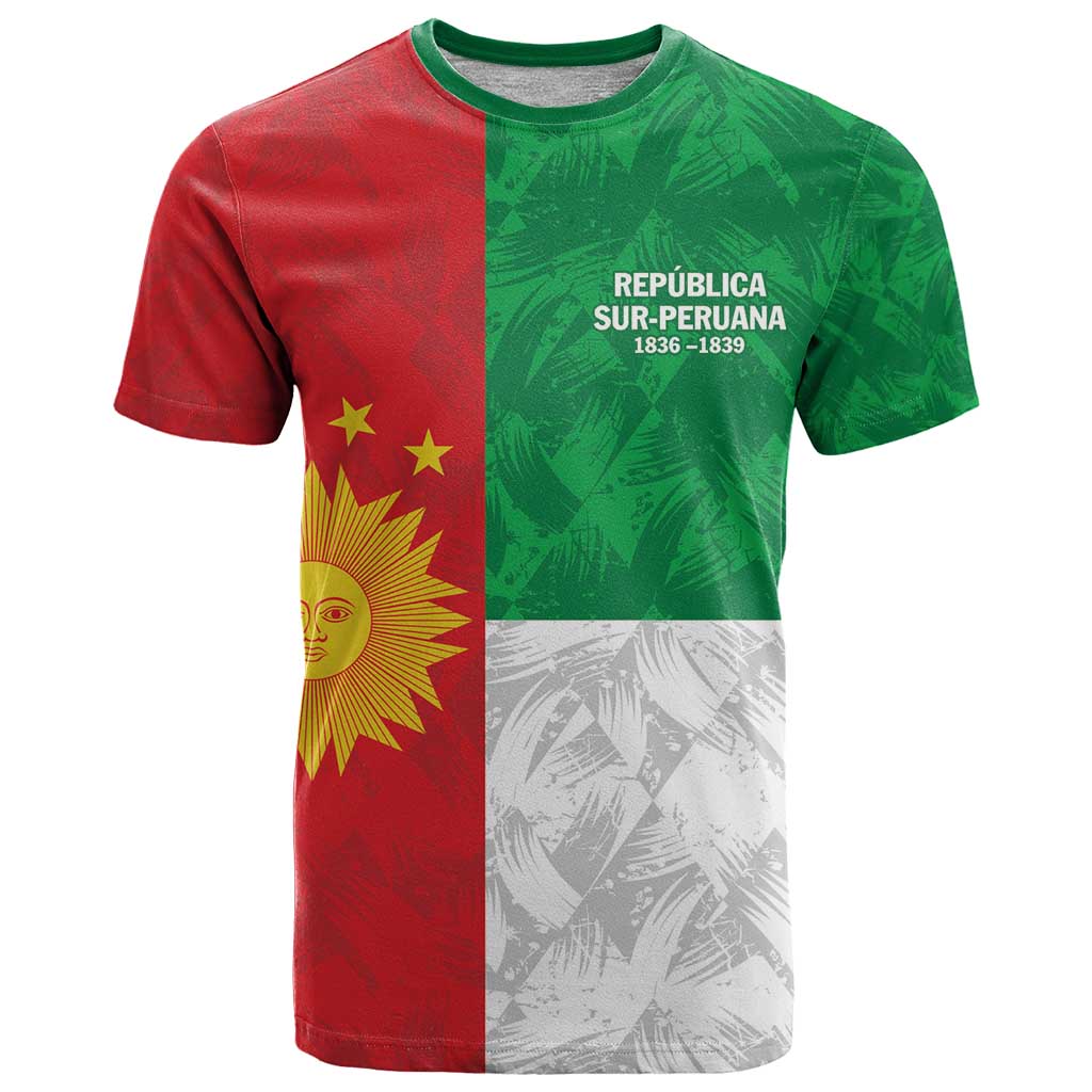 Republic of South Peru T Shirt Version 1836 - 1839