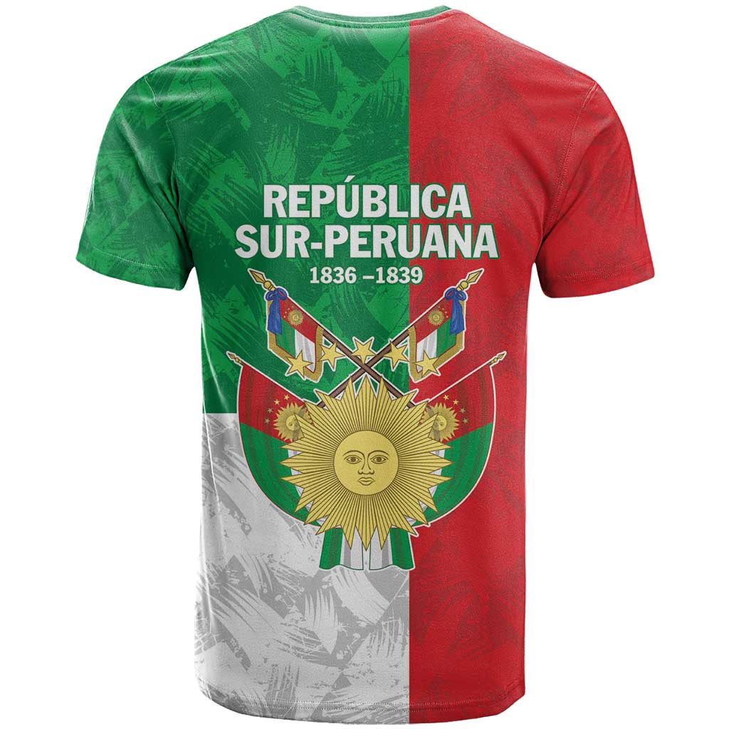 Republic of South Peru T Shirt Version 1836 - 1839