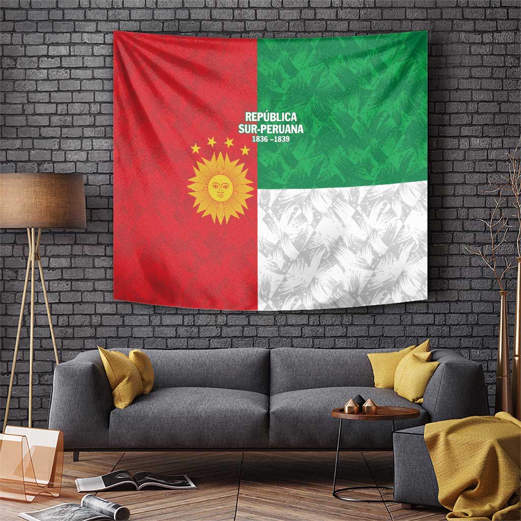 Republic of South Peru Tapestry Version 1836 - 1839 LT9