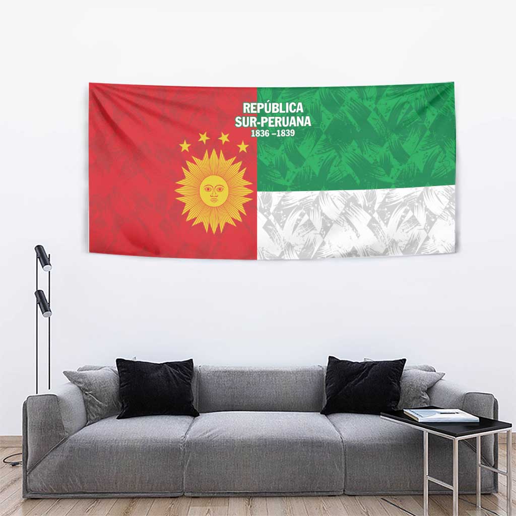 Republic of South Peru Tapestry Version 1836 - 1839