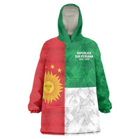 Republic of South Peru Wearable Blanket Hoodie Version 1836 - 1839