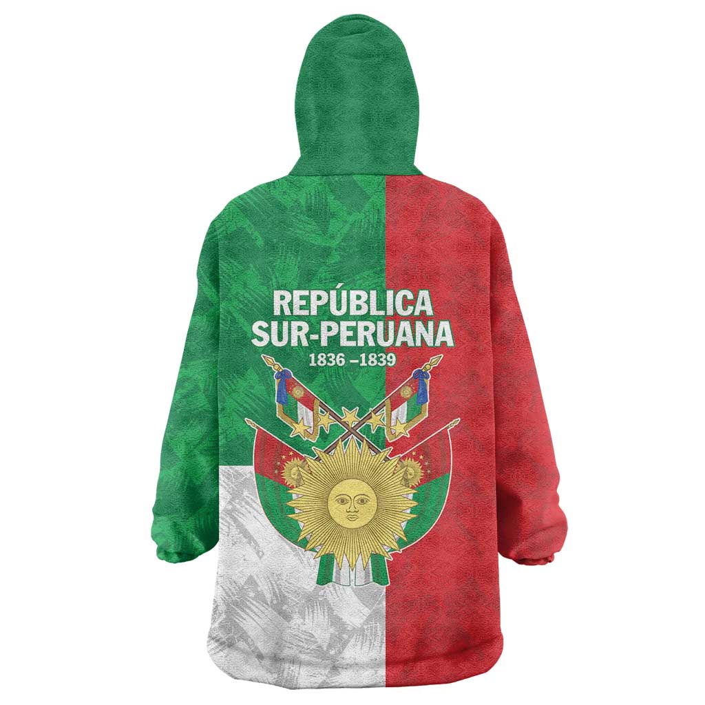 Republic of South Peru Wearable Blanket Hoodie Version 1836 - 1839
