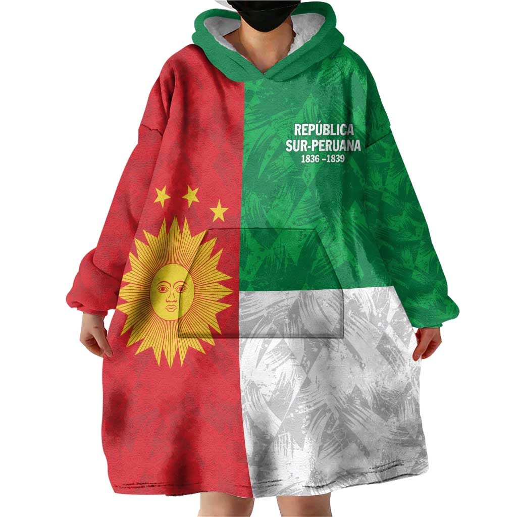 Republic of South Peru Wearable Blanket Hoodie Version 1836 - 1839
